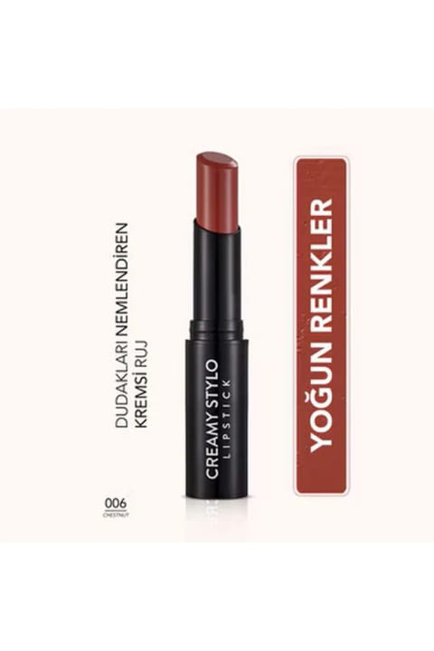 Flormar Creamy Stylo رژ لب کرمی با فینیش نیمه براق - شماره 006