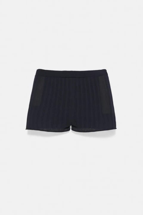 شلوارک تریکو ریب Pull&Bear