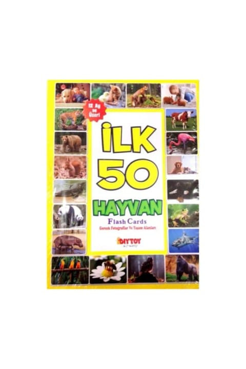 Diytoy Ilk 50 Hayvan Flash Kartları