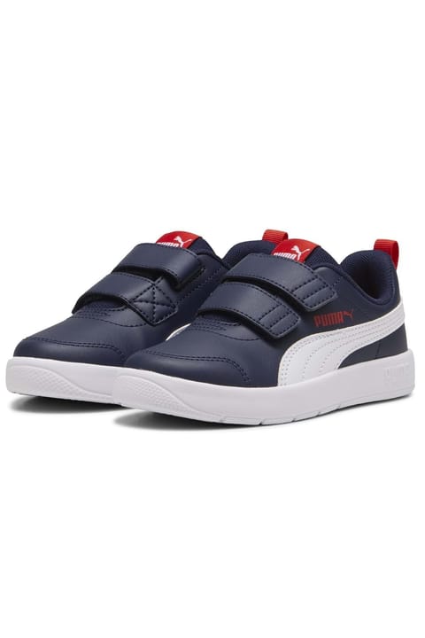 کفش ورزشی ارتوپدیک کودک Puma Courtflex V3 V Ps 397642 سرمهای