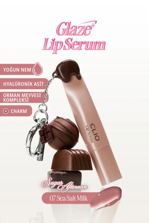 CLIO Lip Glaze براق و حجم‌دهنده — 07 Sea Salt Milk