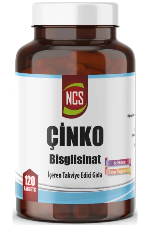 NCS Zinc Bisglycinate 120 قرص سلنیوم مس بیس گلیسینات