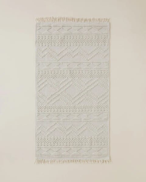 فرش کناره بافت Granada Yolluk 80×150 سانتی‌متر بژ
