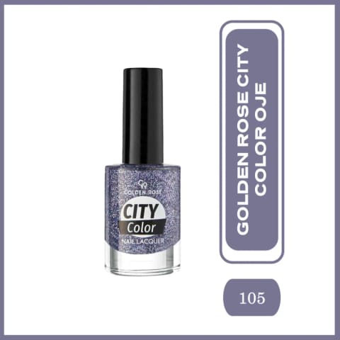 گلدن رز City Color Nail Lacquer لاک ناخن 105