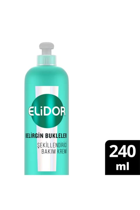 Elidor 7/24 کرم مراقبت و حالتدهنده مو مدل فرهای مشخص 240 میلیلیتر