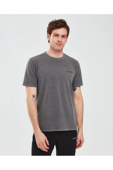 SKECHERS تیشرت آستین کوتاه مردانه Organic Coll. M رنگ طوسی S241166-003