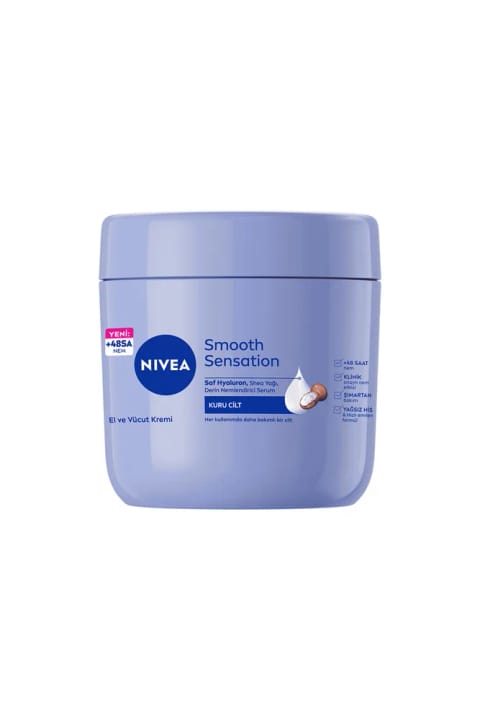 NIVEA Smooth Sensation کرم مرطوب‌کننده دست و بدن 400 میلی‌لیتر