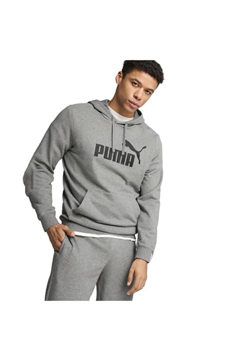 سویشرت مردانه Puma مدل Ess No. 1 Logo رنگ خاکستری استایل روزمره 68257203