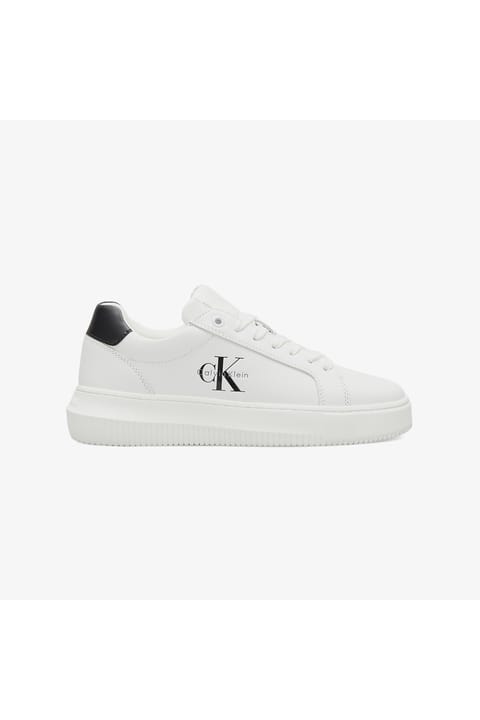 کفش اسنیکر زنانه Calvin Klein مدل Chunky Cupsole Mono سفید