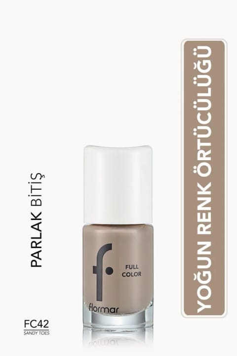 Flormar Full Color Nail Enamel - FC42 Sandy Toes