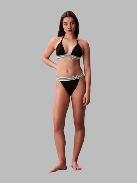 Calvin Klein تاپ بیکینی زنانه هالتر مثلثی