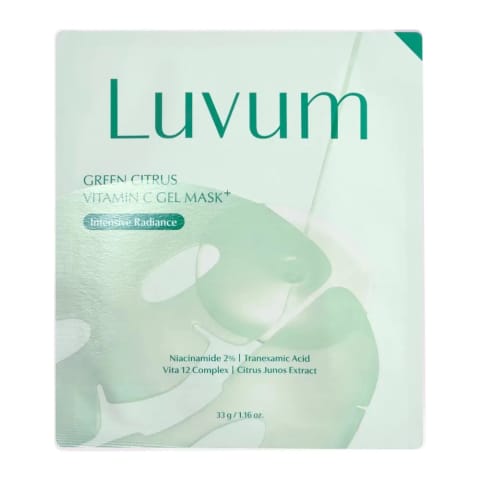 LUVUM ماسک ژله‌ای شفاف‌کننده کره‌ای Green Citrus ویتامین C