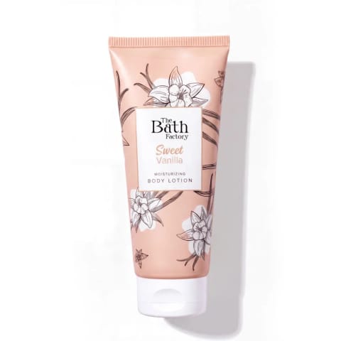 لوسیون بدن وانیل شیرین THE BATH FACTORY 200 میلیلیتر