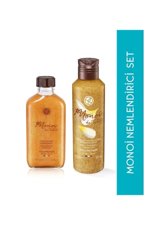 Yves Rocher ست روغن بدن مونوی و شاور ژل لایهبردار