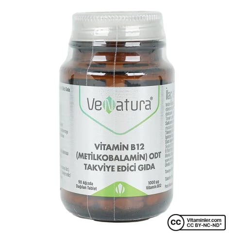 وناتورا B12 متیل کوبالامین ODT ۹۰ قرص