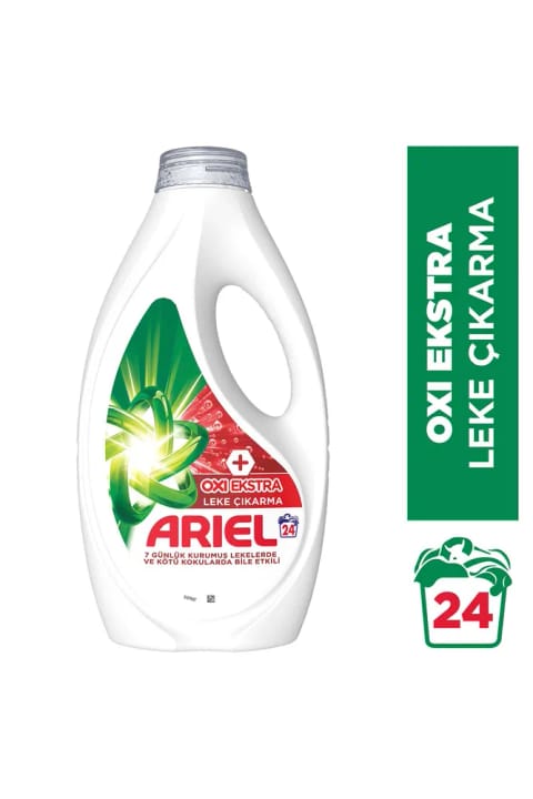 Ariel Oxi Extra مایع لباسشویی لکهبر ۲۴ شستشو