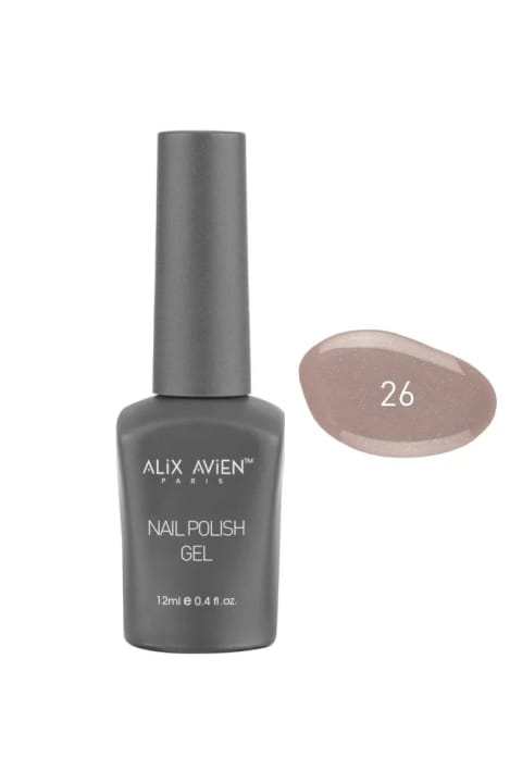 لاک ژل نود براق دائمی Alix Avien UV - 12 میلیلیتر