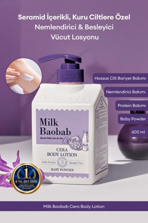 Milk Baobab لوسیون بدن مرطوبکننده و مغذی مخصوص پوست خشک Cera Body