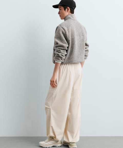 Faux-Shearling جیب‌دار