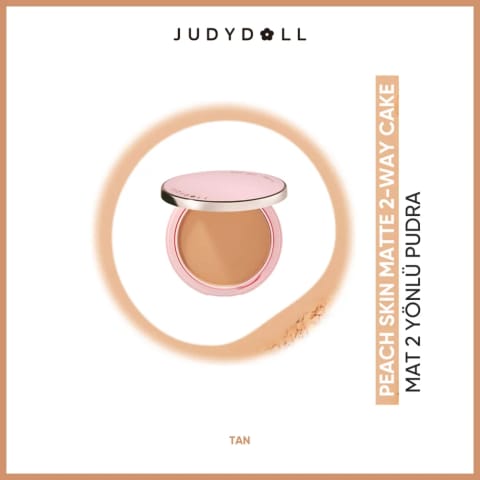 پودر فشرده مات دوکاره Judydoll Peach Skin Matte