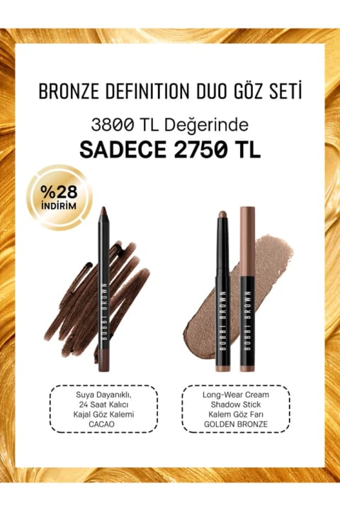 BOBBI BROWN ست دوگانه چشم Bronze Definition