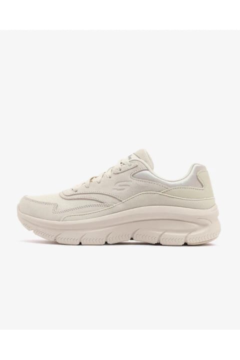 SKECHERS MODERN D'lux زنانه سفید اسنیکرز 158590 OFWT