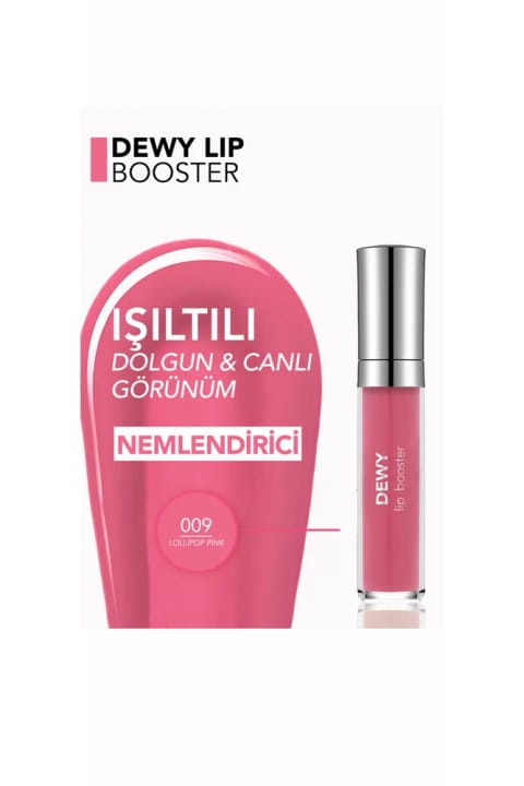 براقکننده لب فلورمار DEWY LIP BOOSTER LGS-09 صورتی آبنباتی