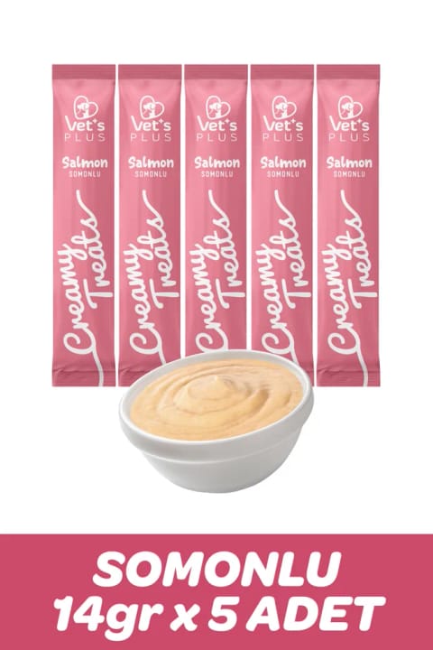 Vet's Plus کرم سالامون برای گربه (۵×۱۴ گرم)