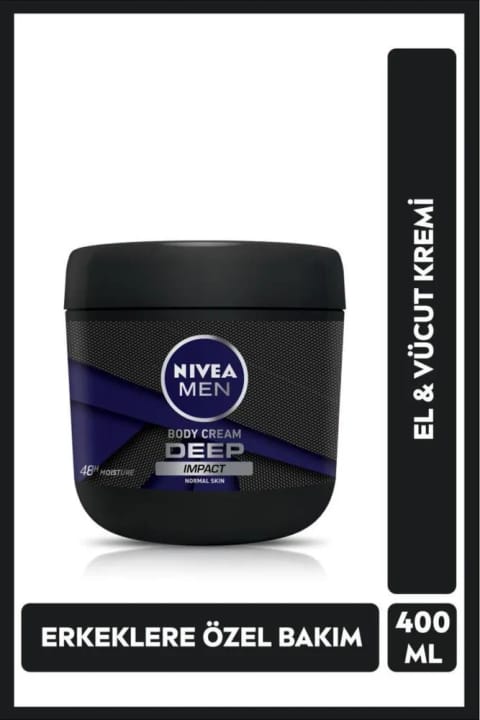 NIVEA Men کرم دست و بدن Deep Impact 400 میلیلیتر
