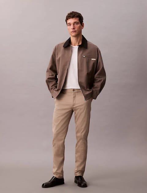 Calvin Klein شلوار جین اسلیم نخی کشسان مردانه