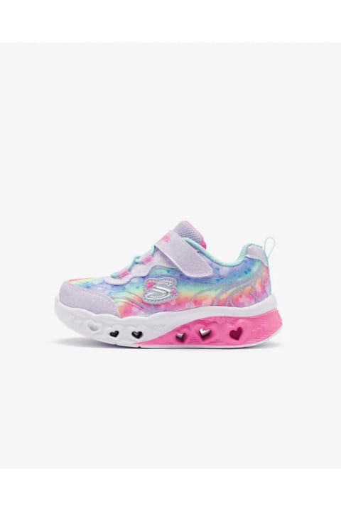 SKECHERS Flutter Heart Lights - Groovy Swirl 303253N کفش بچگانه ارتوپدی چراغدار