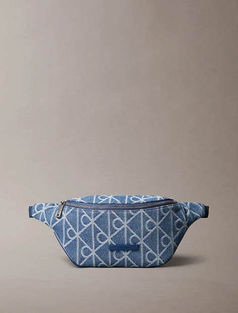 کمربند چرمی Emblem Denim مردانه