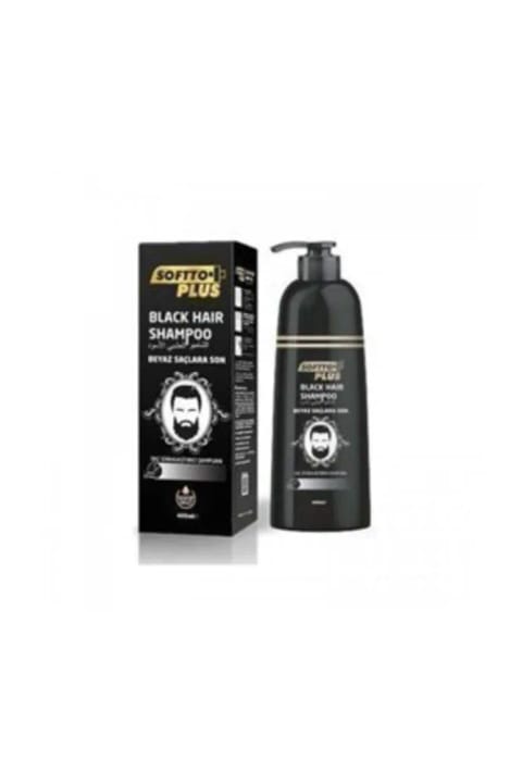 Softto Plus شامپو ضد سفیدی و سیاهکننده مو ۳۵۰ میلیلیتر