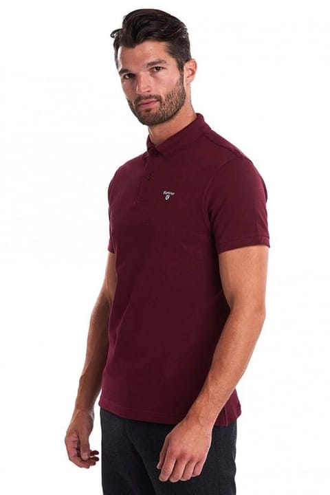 پولو یقه پیگه طرح تارتان Barbour رنگ Re53 روبی