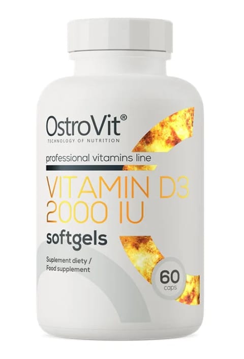 OstroVit Vitamin D3 2000 IU Softjel 60 عدد