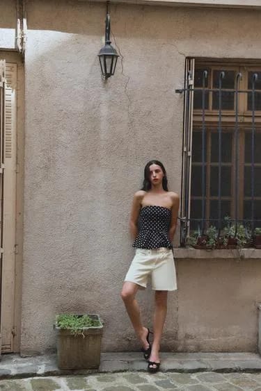 Zara صندل پاشنه‌دار توری
