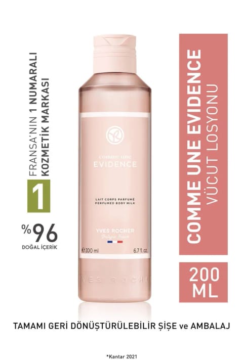 Yves Rocher لوسیون بدن معطر Comme Une Evidence - زنانه - وگان - 200ml
