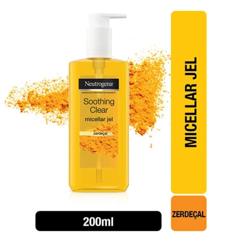 Neutrogena Soothing Clear Micellar ژل پاککننده آرایش ۲۰۰ میلیلیتر