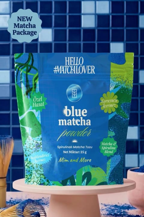 Mim and More Blue Matcha Powder - پودر ماچای آبی