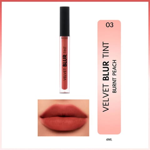 رژ لب مایع مات و مخملی Note Velvet Blur Tint 03 Burnt Peach