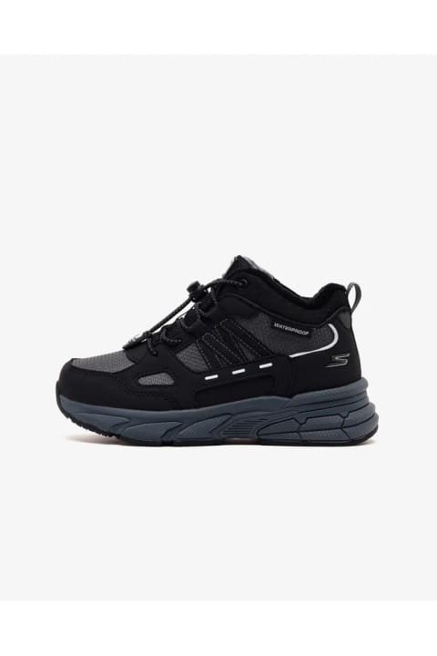 SKECHERS RETRO-GRAPH پسرانه بزرگ سایز بوت طوسی 405338L CCBK