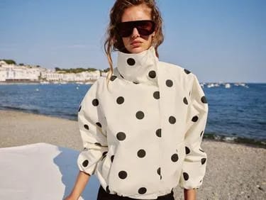 BOMBER JACKET WITH DOTS