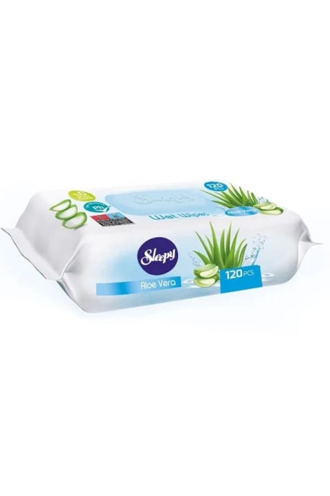 Sleepy Aloe Vera دستمال مرطوب 120 عددی