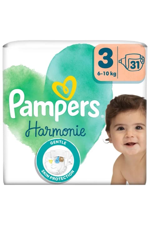 Pampers Harmonie پوشک بچه سایز ۳، ۳۱ عددی