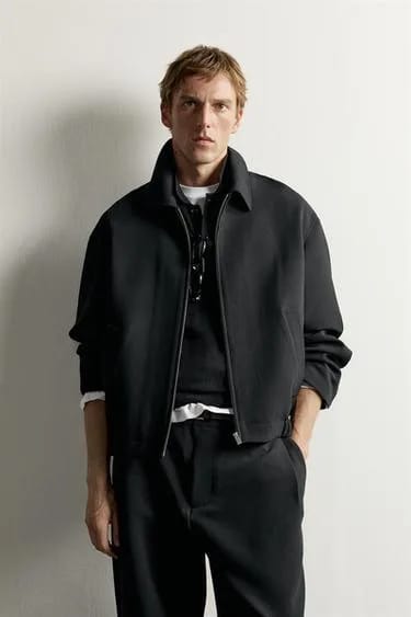 RELAXED FIT پلیسه ژاکت