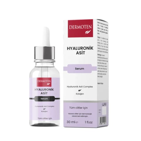 Dermoten مرطوب‌کننده سرم هیالورونیک اسید ۳۰ میلی‌لیتر