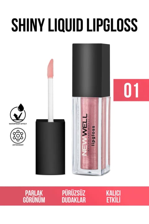 New Well Shine Liquid Lipstick - 01