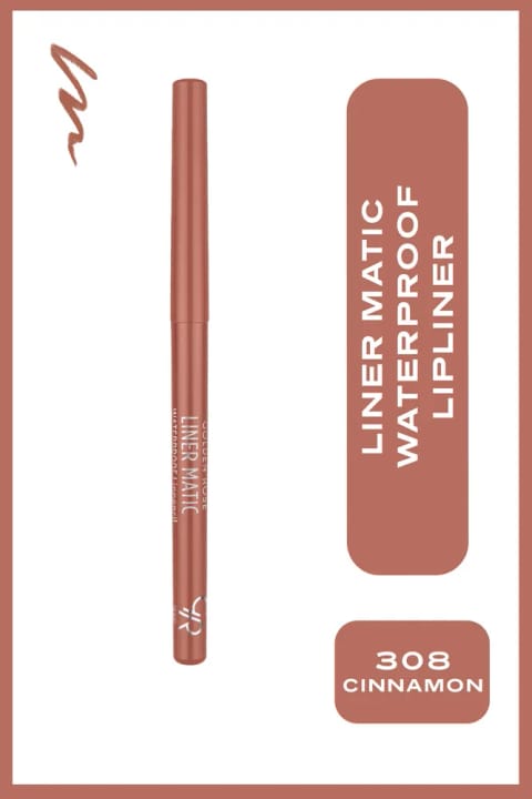 مداد لب ضدآب Golden Rose Liner Matic — 308 Cinnamon