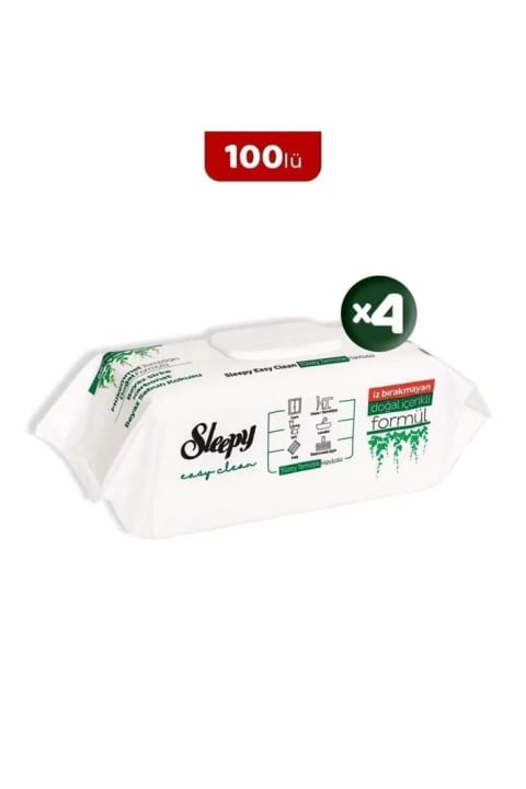 Sleepy Easy Clean دستمال تمیزکننده سطوح 4×100 عددی