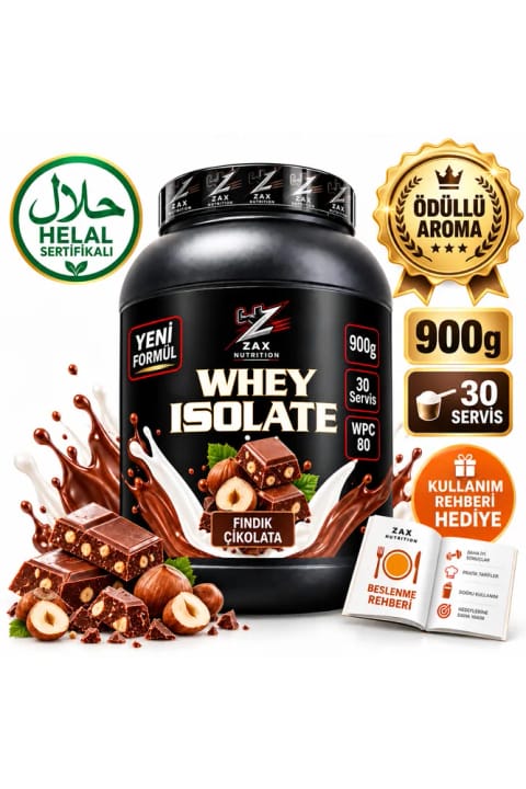 پروتئین وی ایزوله zax nutrition 900 گرم طعم شکلات شیری (همراه با شیکر هدیه)